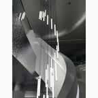 Lysandre Elegant Spiral Pendant Light for Grand Staircases