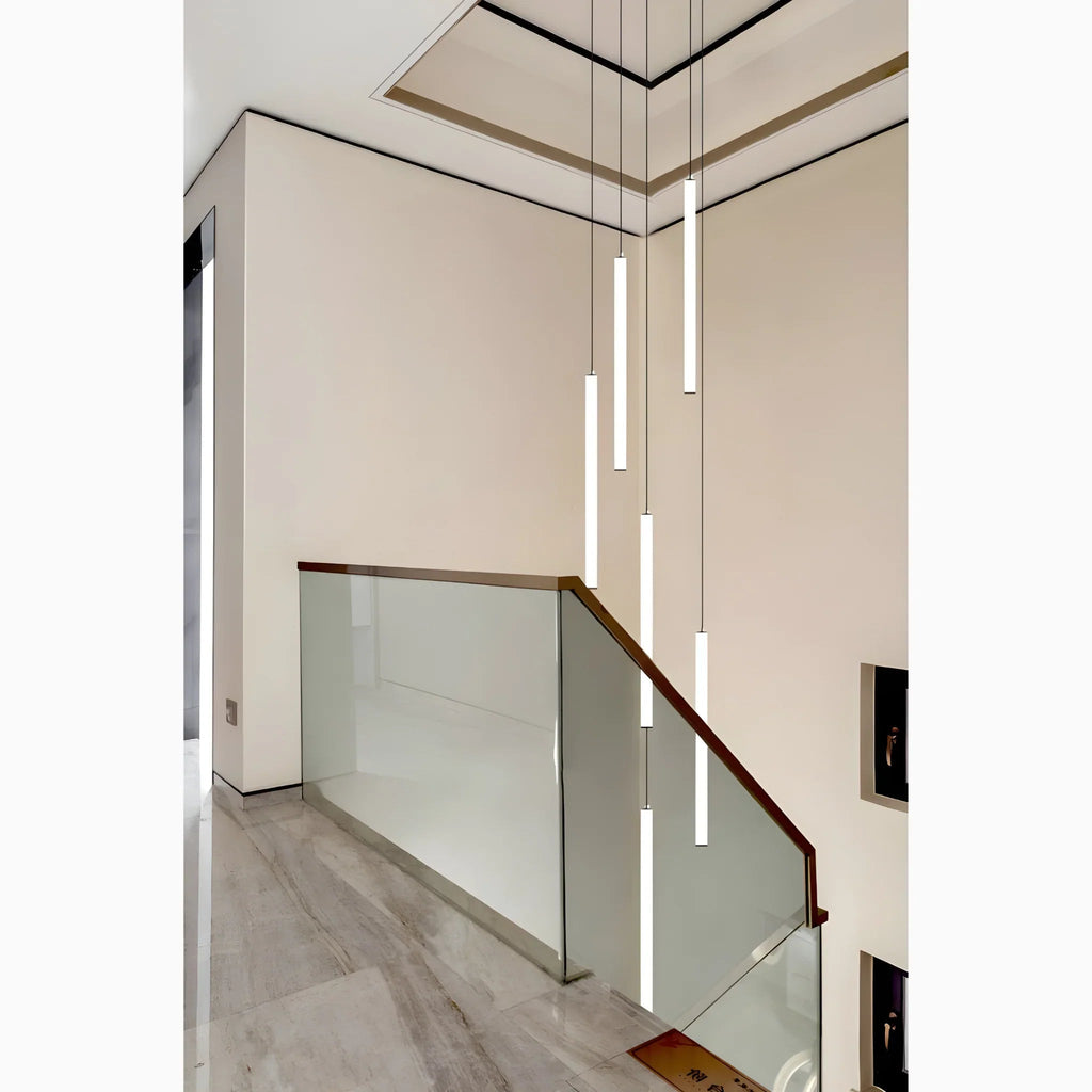Lysandre Elegant Spiral Pendant Light for Grand Staircases