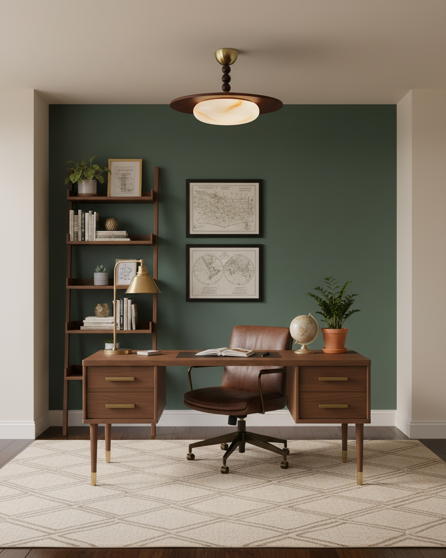 Halkaisijaltaan 14 tuuman puu- ja alabasteri-LED-valaisin, pinta-asennus, 36 W 3000 K