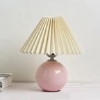Antique Pleated - Vintage table lamp with pleats