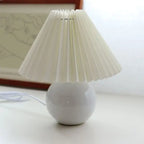 Antique Pleated - Vintage table lamp with pleats