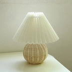 Antique Pleated - Vintage table lamp with pleats