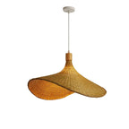 EverWeave Bamboo Wicker Pendant Light Natural Classic