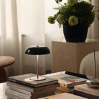 Bedside Lamp Cordless LED 1W Green Dimmable Alloy, Dimmable Warm Glow | Euroselle