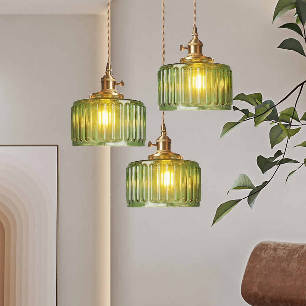 Antique Style Crystal Pendant Light