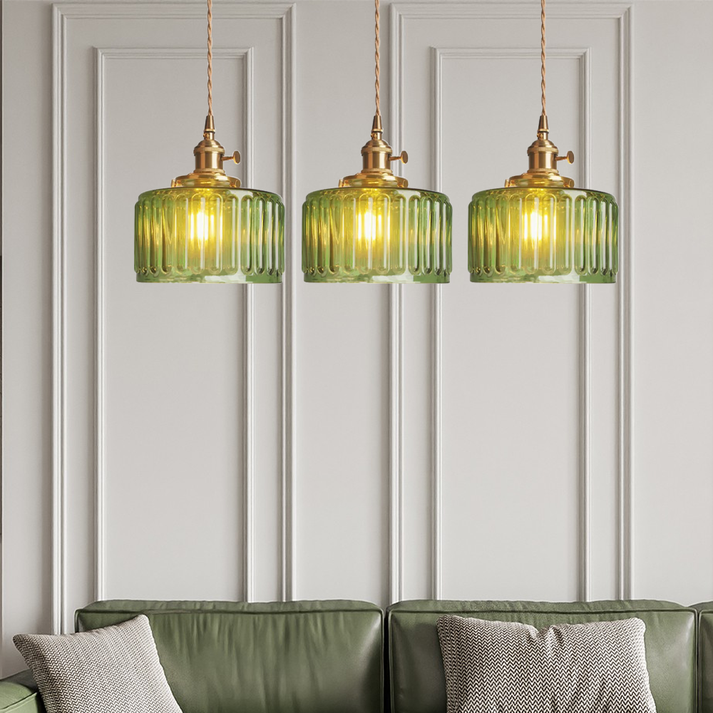 Antique Style Crystal Pendant Light