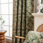 Decorative Floral Tassel Curtain Panel for Cozy Interiors - Euroselle