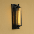 Vintage LED wall light with warm ambient glow and classic metal design for cozy, elegant interior wall illumination - Euroselle