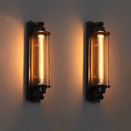 Vintage LED wall light with warm ambient glow and classic metal design for cozy, elegant interior wall illumination - Euroselle