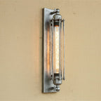 Vintage LED wall light with warm ambient glow and classic metal design for cozy, elegant interior wall illumination - Euroselle