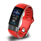 Smart fitness bracelet with ECG, blood pressure, and heart rate monitoring for daily health tracking - Euroselle