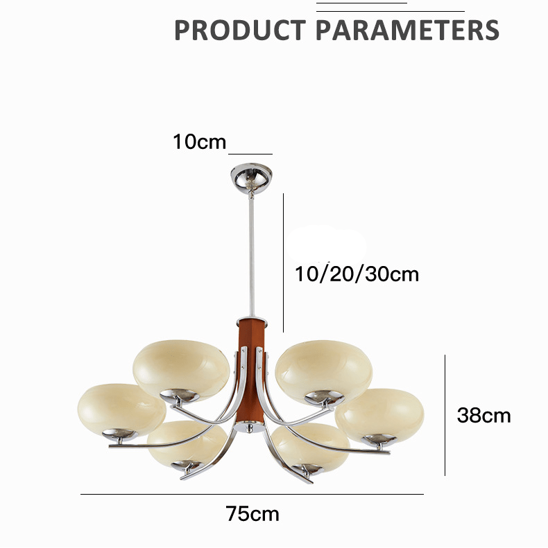 Marcelli Moderner minimalistischer LED-Kronleuchter Bauhaus-Stil