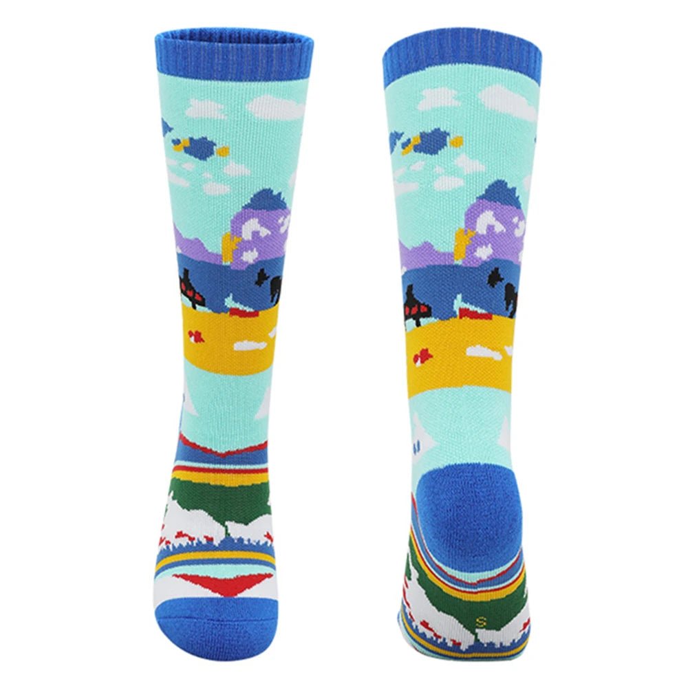 FrostStride Kids Thermal Socks — Non-Slip Grip, Moisture-Wicking Performance