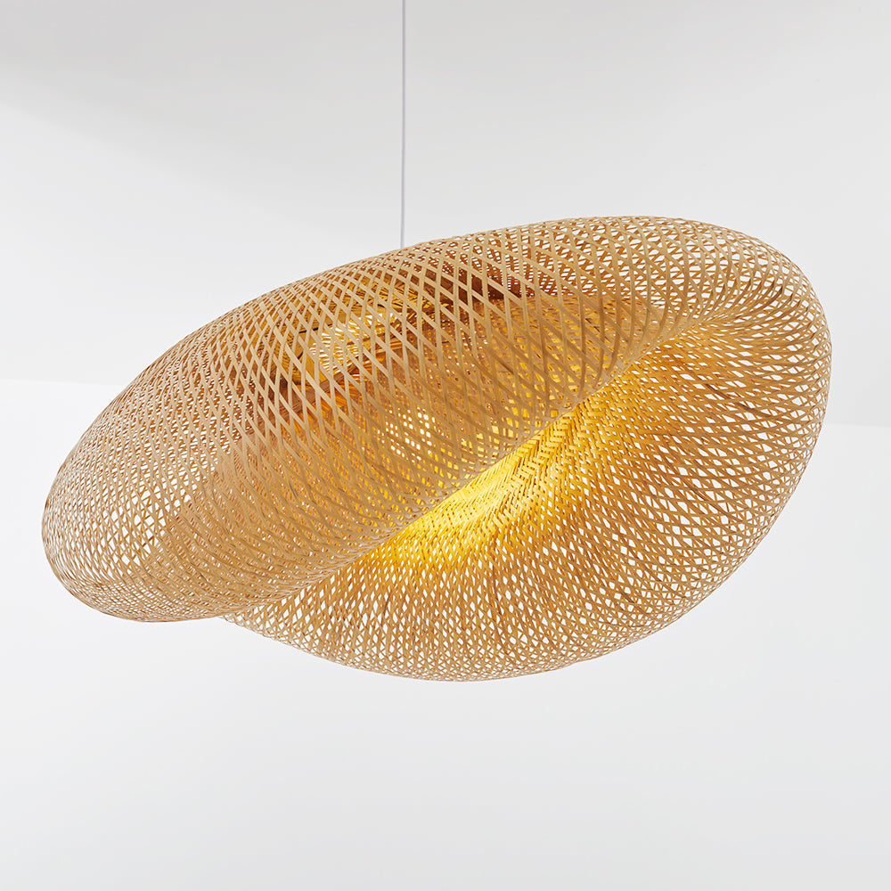 Handmade Bamboo Pendant Lamp for Natural Warmth and Charm