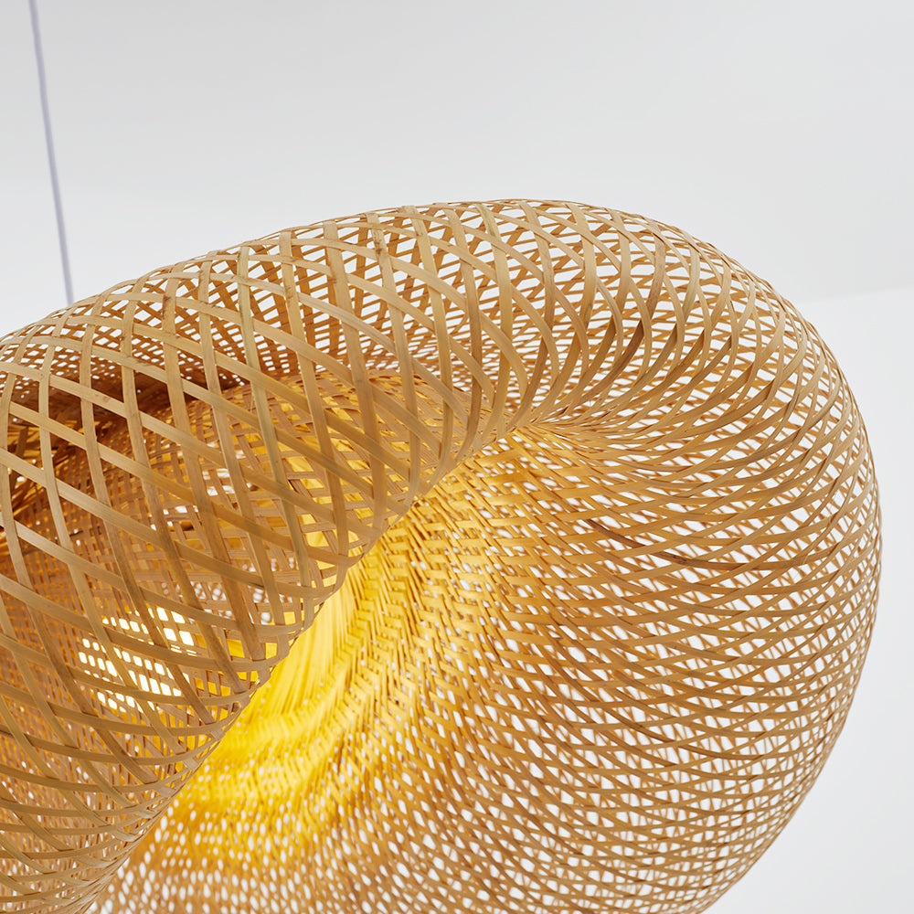Handmade Bamboo Pendant Lamp for Natural Warmth and Charm