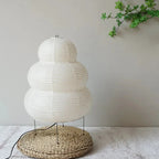 Floor Lamp Rice Paper Shade White Tripod Stand Adjustable Indoor Lighting | Euroselle