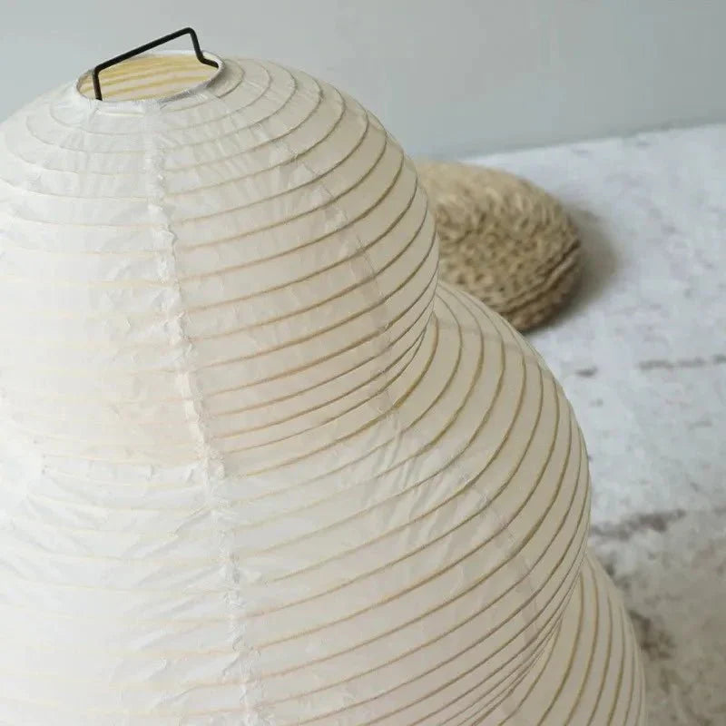 Floor Lamp Rice Paper Shade White Tripod Stand Adjustable Indoor Lighting | Euroselle