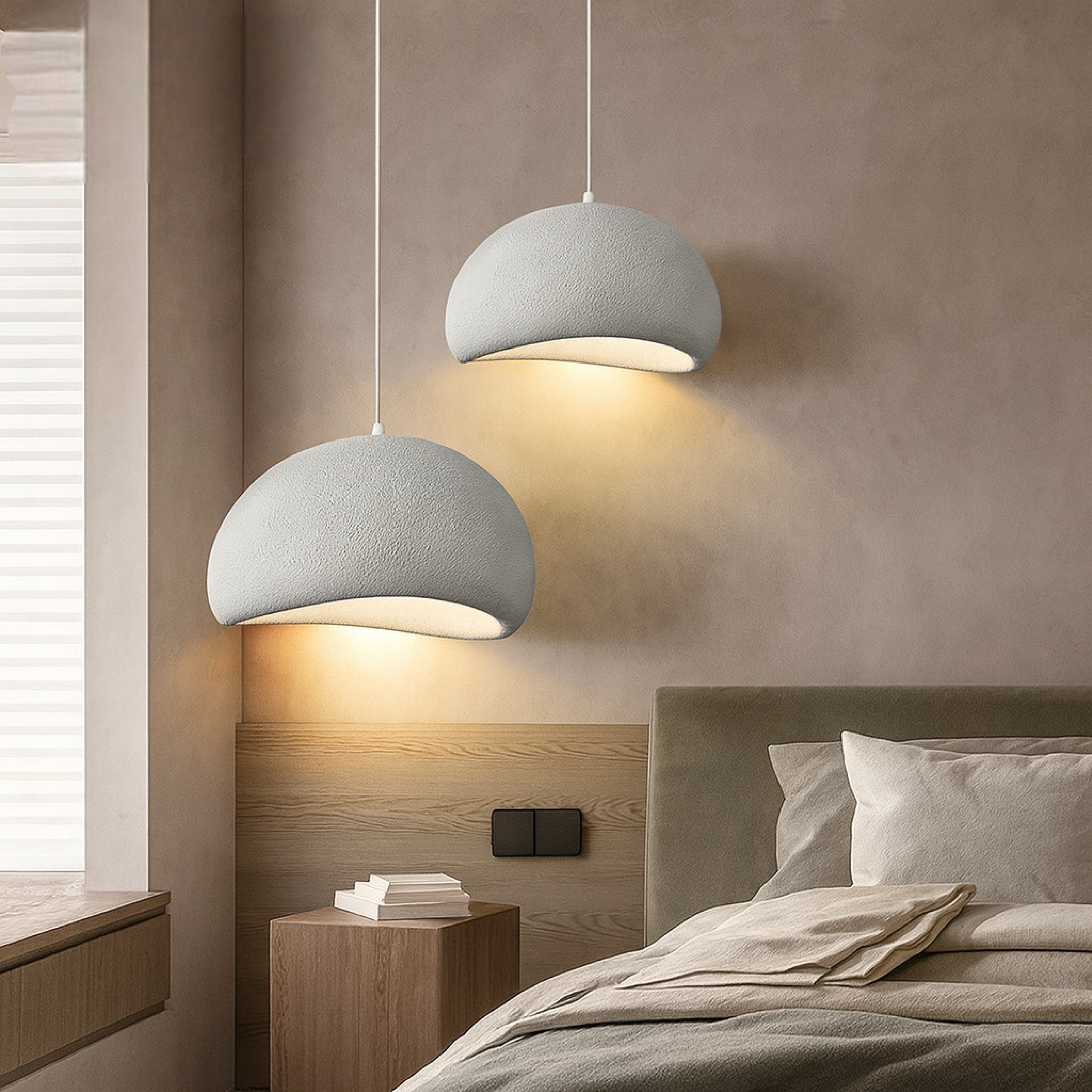 AuraSerene Glow Modern LED Pendant For Kitchen Illumination