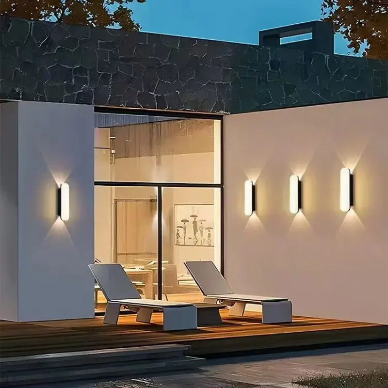 Wall Lamp Aluminum LED Nordic, Stylish Outdoor Sconce Light | Euroselle