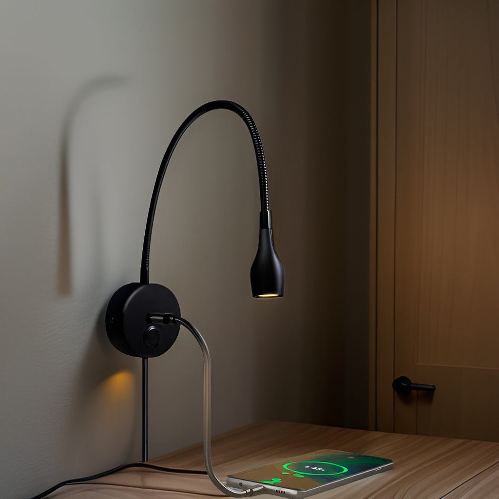 Aluminum LED Wall Light Adjustable Tilt Contemporary Design | Euroselle