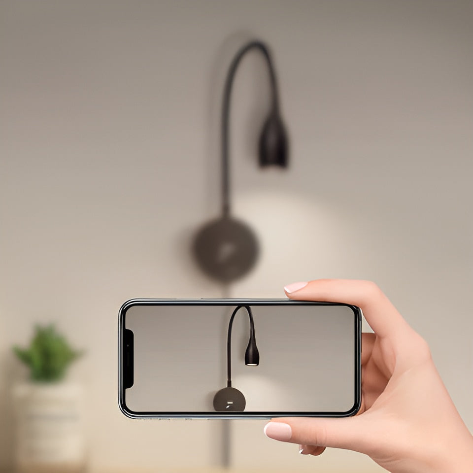 Aluminum LED Wall Light Adjustable Tilt Contemporary Design | Euroselle