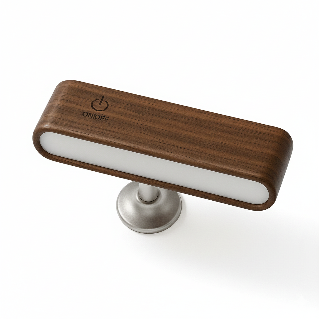 Wall Light LED Rechargeable Wood Magnetic 360 Degree Rotatable | Euroselle