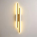 Wandleuchte LED schlank 12 W Metall Acryl warm-kaltweiß, energieeffiziente Beleuchtung | Euroselle