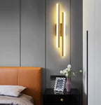 Wandleuchte LED schlank 12 W Metall Acryl warm-kaltweiß, energieeffiziente Beleuchtung | Euroselle