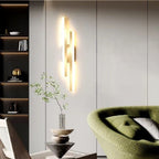 Wandleuchte LED schlank 12 W Metall Acryl warm-kaltweiß, energieeffiziente Beleuchtung | Euroselle