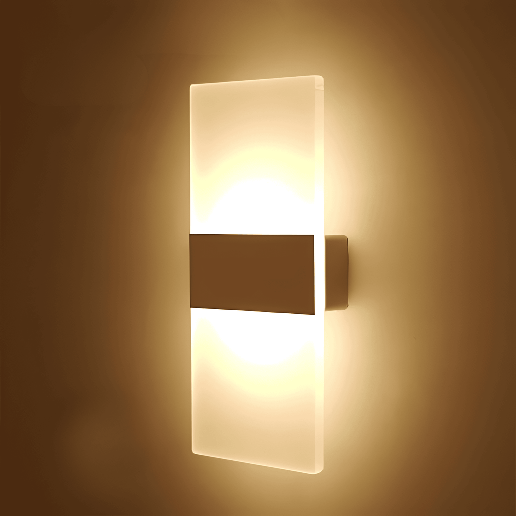 LED Wall Mounted Lamp Acrylic Warm White Touch Sensor Indoor Light | Euroselle