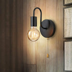 Wall Sconce Curved Gooseneck Metal Adjustable Indoor Lighting Fixture | Euroselle