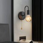 Wall Sconce Curved Gooseneck Metal Adjustable Indoor Lighting Fixture | Euroselle