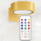 Wall Sconce Magnetic Rechargeable Remote Control 13 Color | Euroselle