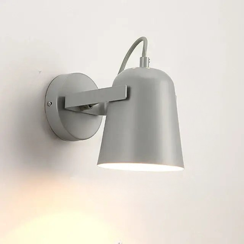 Wandlampe Nordic Bell Metall verstellbarer Arm E27 Basis | Euroselle