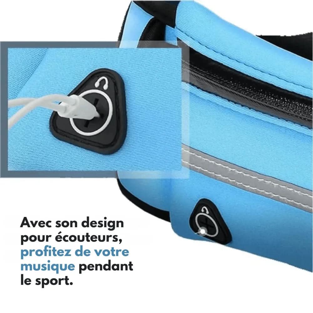 Ultra-Light Waterproof AeroPouch Sport Bum Bag — Secure Close-Fit Pouch