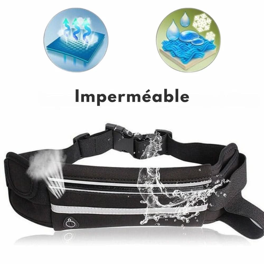 Ultra-Light Waterproof AeroPouch Sport Bum Bag — Secure Close-Fit Pouch