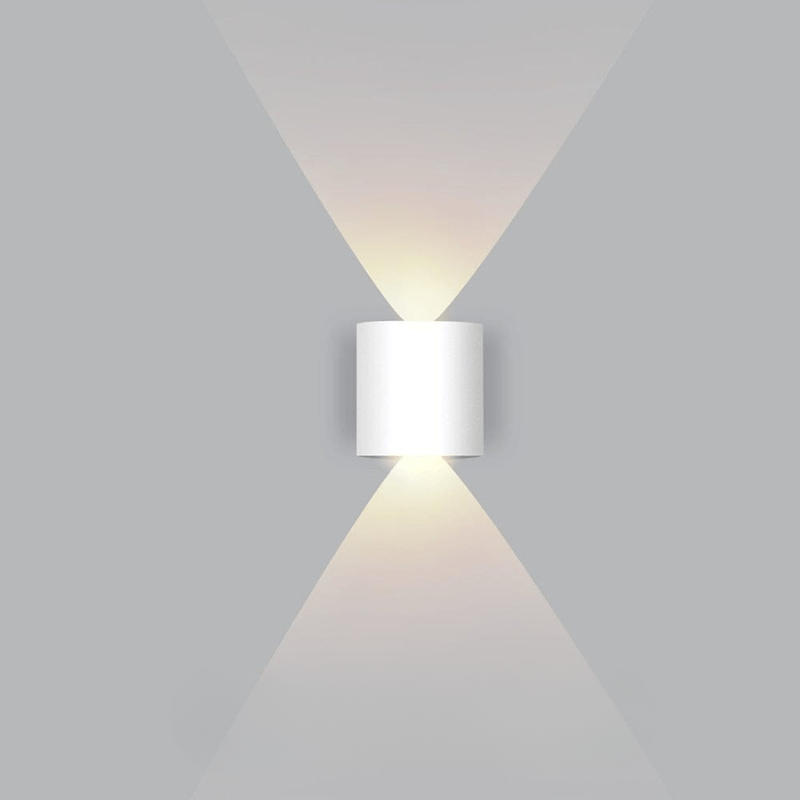Aplique de pared LED para exteriores AstraGlow — Impermeable, diseño de aluminio de bajo consumo