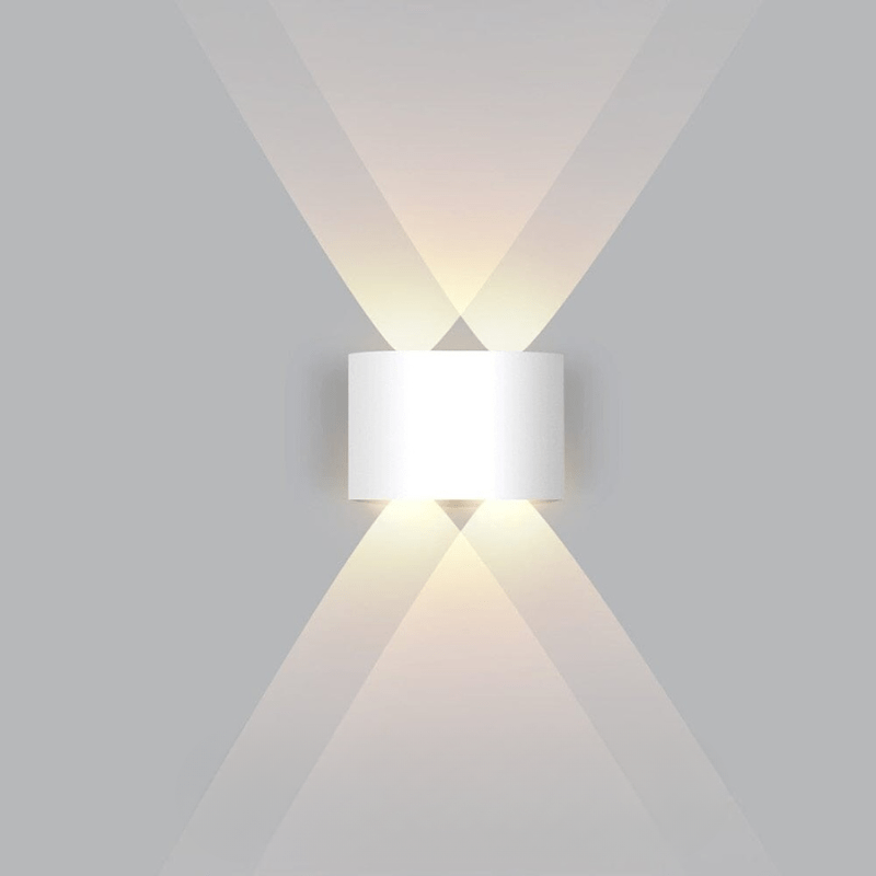 Aplique de pared LED para exteriores AstraGlow — Impermeable, diseño de aluminio de bajo consumo