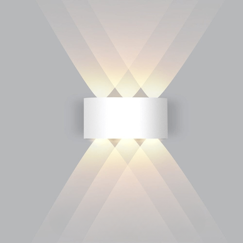 Aplique de pared LED para exteriores AstraGlow — Impermeable, diseño de aluminio de bajo consumo