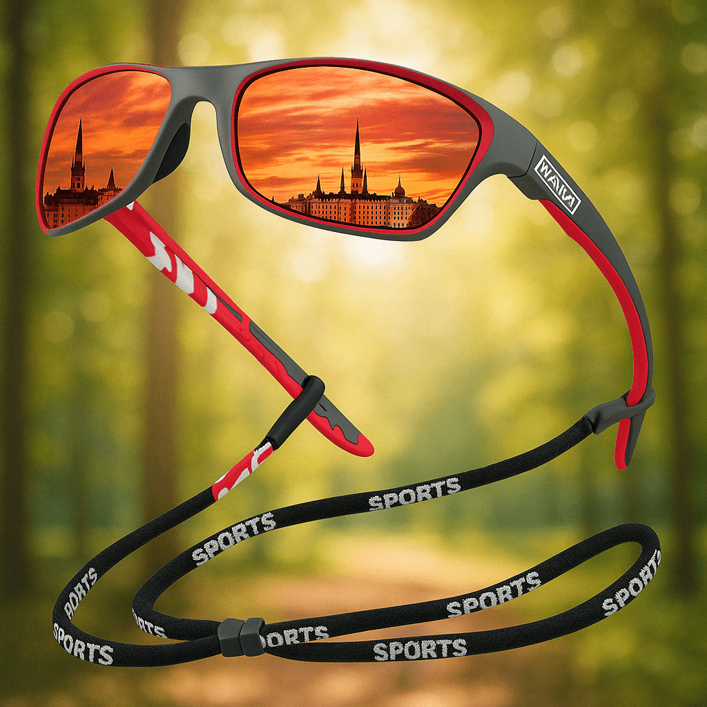 Óculos de sol polarizados NovaTrail Pro — lentes com controlo de reflexos UV400