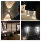 Outdoor LED wall light designed for weatherproof durability and modern exterior illumination - Euroselle