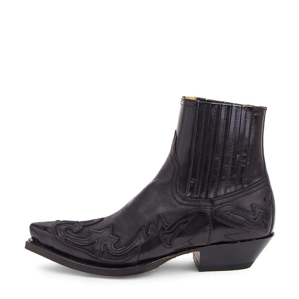 Premium cowboyboots i äkta läder med broderier för kvinnor och män