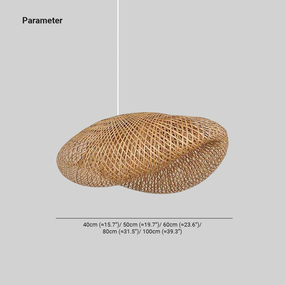 Kirrea Bamboo LED Pendant Light Sustainable Warm Glow