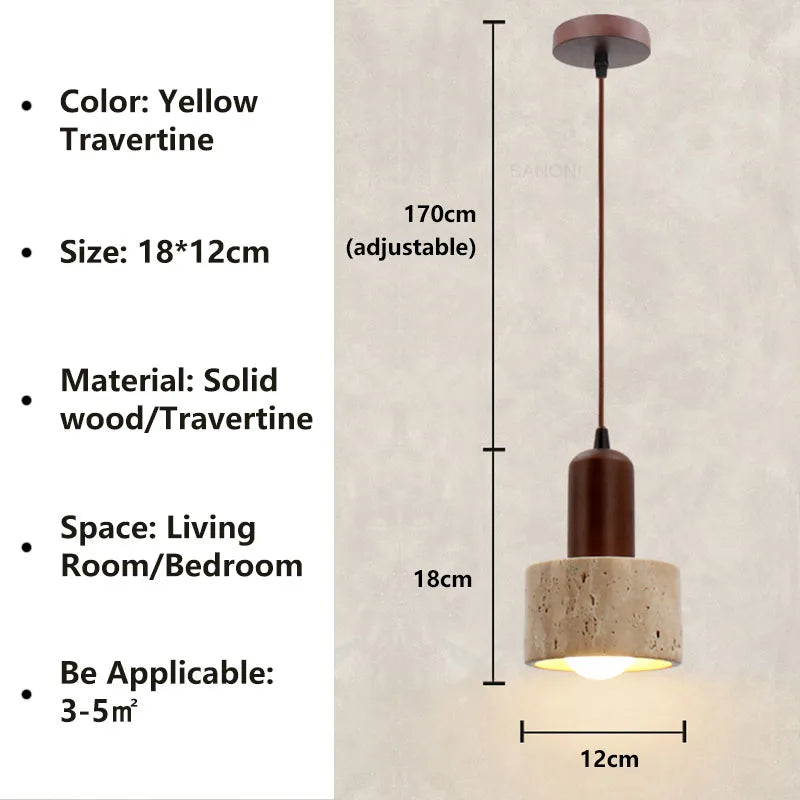 Kirenno Pendant Light In Modern Wabi Sabi Rustic Design