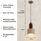 Kirenno Pendant Light In Modern Wabi Sabi Rustic Design