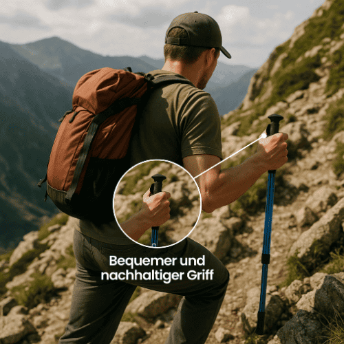 Bâtons de trekking réglables SummitTrail — Légers, stables et confortables