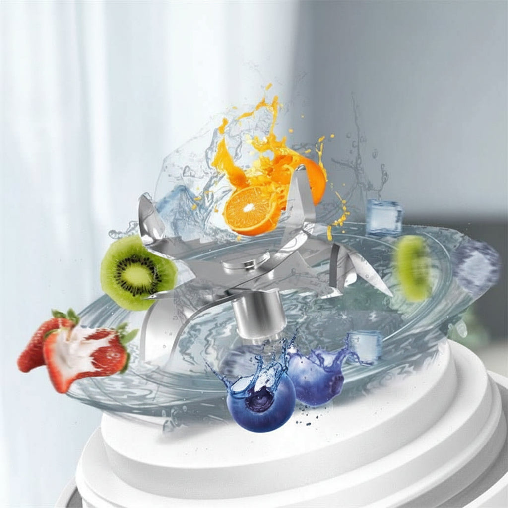 Mixeur à smoothies compact PulseMix Pro, 600 ml, batterie de 4000mAh