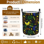 Foldable Game Controller Laundry Storage Basket - Euroselle