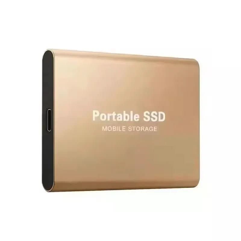 NovaVault 100GB bærbar ekstern SSD med USB-C – kompakt USB 3.1-stasjon med høy hastighet
