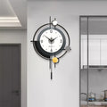 Sleek Living Room Clock with Simple Design Accent - Euroselle